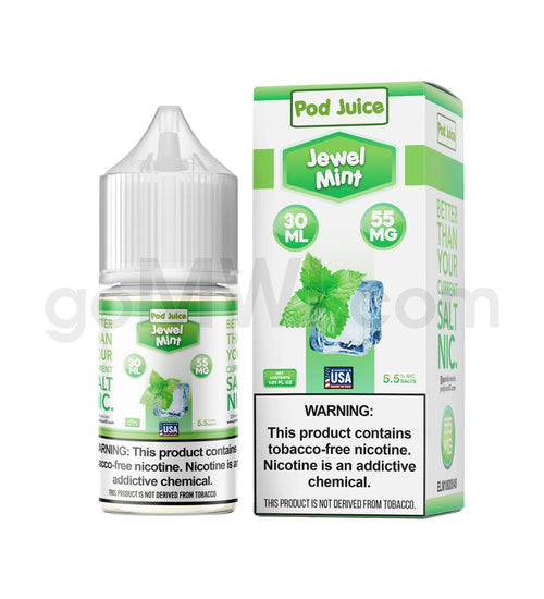 Pod Juice TFN Salt Nic 30ml 55mg-Jewel Mint